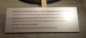 Stock Ticker Exhibit Label