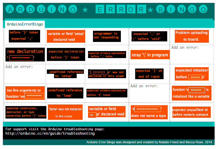 arduino bingo