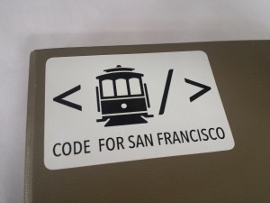 code for san francisco sticker